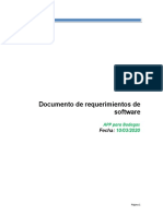 PMOInformatica Documento de Requerimientos de Software Plantilla