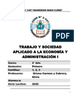 Trabajo y Sociedad I