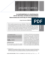 La Justiciabilidad y La Efectivizacion D