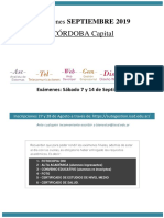 Mesa de Examen Septiembre  2019 Córdoba