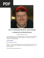 Download Why Im Posting Bail for Julian Assange  A Letter from Michael Moore by Jed Diamond SN45269650 doc pdf