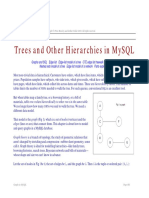 Trees and Other Hierachies Desing in Mysql