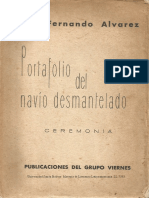 Luis Fernando Álvarez, Portafolio Del Navío Desmantelado (1940)