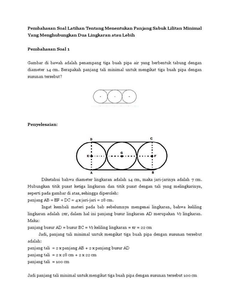 Soal Dan Jawab Materi Sabuk Lilitan