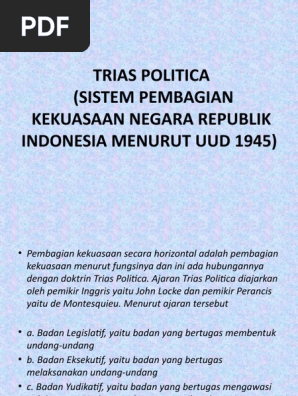 Trias Politica Pdf
