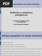 Abordagens Geográficas Da Saúde Ambiental Sistemas Complexos e Patogênicos