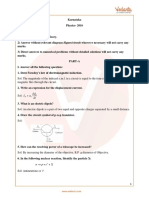 Kseeb Previous Year Question Paper Class 12 Physics 2016 PDF