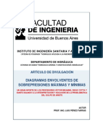 Diagramas Envolventes de Sobrepresiones Maximas y Minimas Golpe Ariete