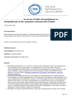 RHL - WHO recommendation on use of either dexamethasone or betamethasone as the antenatal corticosteroid of choice  - 2018-06-22.pdf