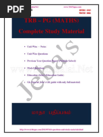 122 PGTRB Maths Unit 6 Study Material PDF