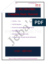 122 PGTRB Maths Unit 6 Study Material PDF