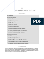 Static Force and Dynamic Force Analysis