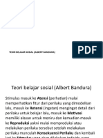 Teori Belajar Sosial (Albert Bandura)