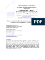 Anatomia de Poder y Tecnologias de Simulacion - de La Vigilancia Al Control