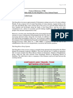 TOR For The Conduct of The FS For The Pasig River Ferry Service Project