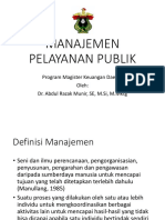 Manajemen Pelayanan Publik PDF