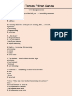 Soal Tenses Pilihan Ganda PDF