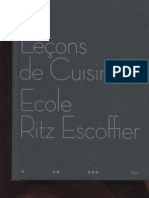 Lecons de Cuisine Ecole Ritz Escoffier