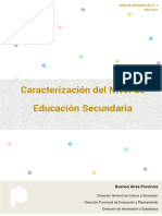 Caracterizacion Del Nivel de Educ. Secundaria Serie Die Ndeg3 0