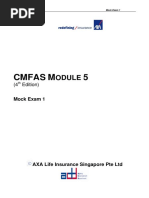 M5 Mock Exam 1