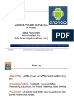 Introduction To Animation and OpenGL On The Android SDK Paper