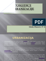 Posledice Urbanizacije