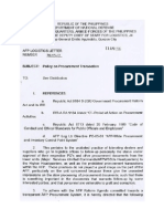 000 - J4 LTR Dir NR Pc-05-03 Subj Policy On Procurement Tran
