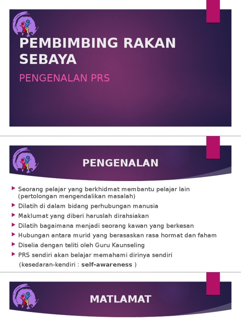 Pembimbing Rakan Sebaya | PDF