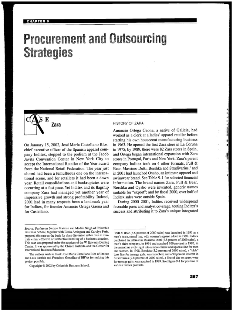 Zara Case Study | PDF