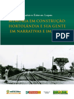 Memória em Construção Hortolândia - Gustavo Esteves Lopes PDF