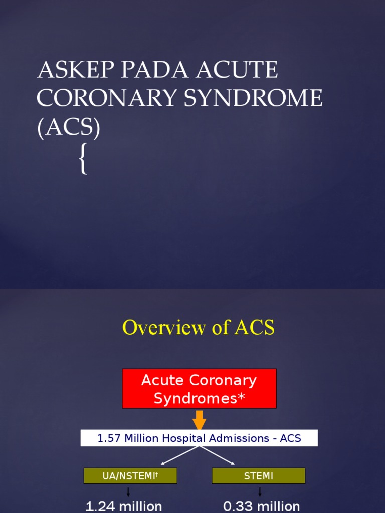 Management of Acute Coronary Syndrome | PDF | Myocardial Infarction ...