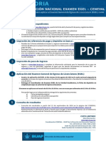 2da Convocatoria Examen EGEL