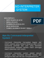 Presentasi COMMAND-INTERPRETER SYSTEM