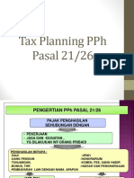 Tax Planning PPH Pasal 21