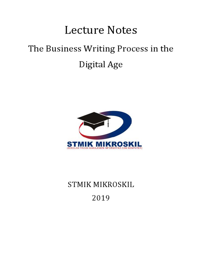 Proses Penulisan Bisnis Digital | PDF | Karier & Perkembangan