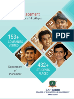 Sahyadri Placement Brochure 2017 PDF