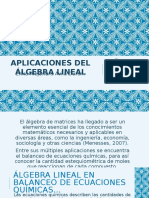 Aplicaciones Del Álgebra Lineal