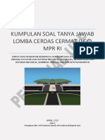 Kumpulan Soal Lomba Cerdas Cermat LCC 4 Pilar MPR RI