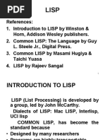 LISP Lec 1