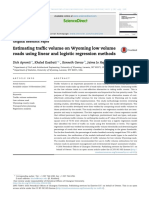 Estimating Traffic Volume on Wyoming Low Volume Roads Using Linear and Logistic Regression Methods