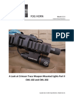 A Look at Crimson Trace Weapon Mounted Lights Part II CWL-102 and CWL-202 