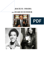 Barack H Obama Research Dossier