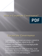 Lesson 1 - What Is Corporate Governanance