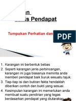 Karangan Jenis Pendapat