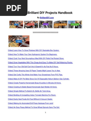 1000+ brilliant diy projects handbook