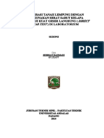 123dok STABILISASI+TANAH+LEMPUNG+DENGAN+MENGGUNAKAN+SERAT+SABUT+KELAPA+MELALUI+UJI+KUAT+GESER+LANGSUNG+ (DIR