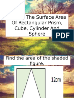 Finding The Surface Area of Rectangular Prism