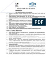 Temario Operador de Planta de Gas PDF