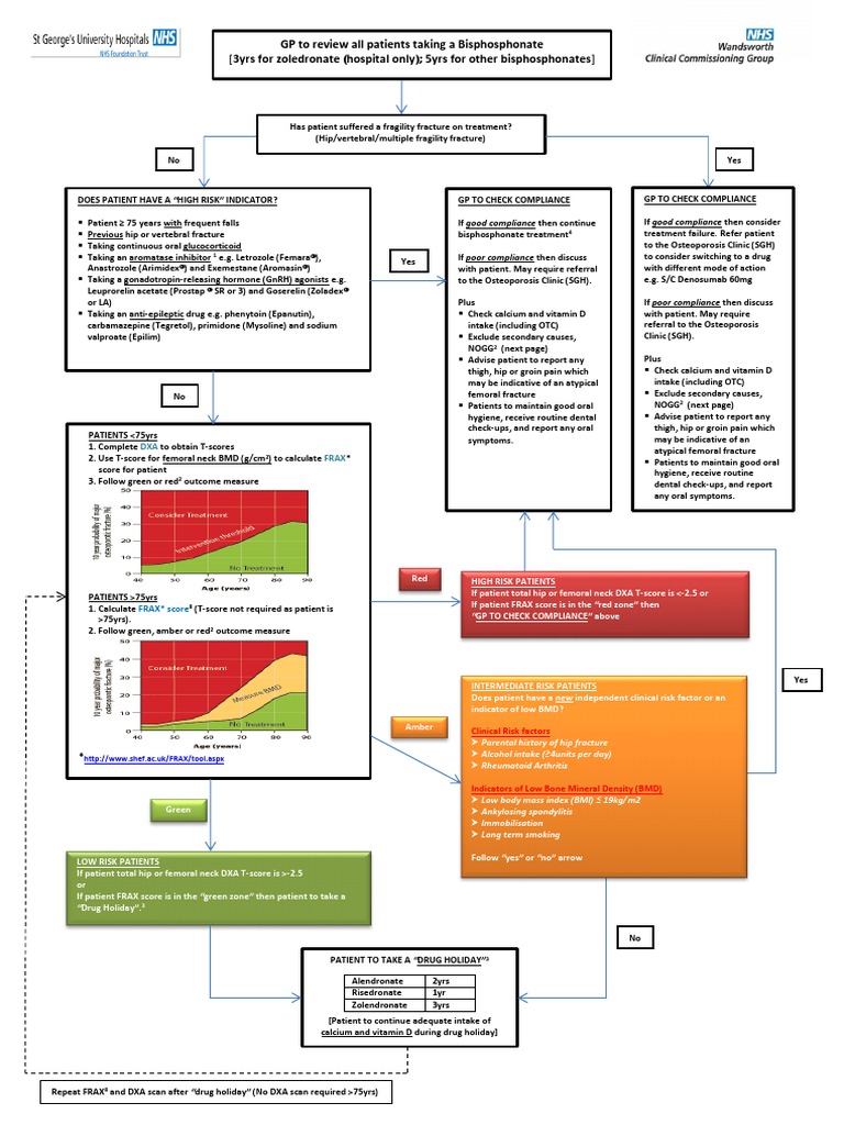 Bisphosphonate Treatment Break Guidance June 2017 | PDF | Osteoporosis ...