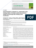 Characterization of Vitamin B 12 Compounds in The Fruiting Bodies of Shiitake Mushroom